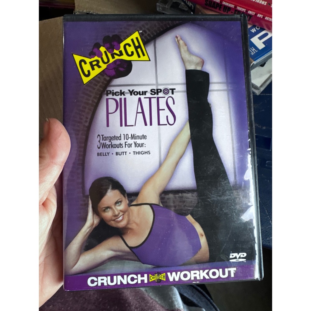 Crunch Pick Your Spot Pilates DVD 3 Targeted 10-Minute Workouts Ellen Barrett
